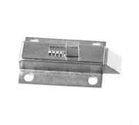 Gdfnmogo Chiavistello telescopico a molla in acciaio inox con chiusura a linguetta, per porte, armadi, cassette degli attrezzi, materiale anti-304, design salvaspazio