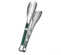 Gdfnmogo Clip per alimenti in acciaio inox per pane e barbecue, 17,5 x 3,5 cm/23,5 x 4,5 cm/28,5 x 4,5 cm, pinze da cucina multi-formato per grigliare, cuocere al forno, servire (22,9 cm 304)