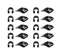 Gdfnmogo Confezione da 10 clip guida per cavo del freno per bicicletta - alluminio Mountain Seat C plastica con lega compatibile con telaio di fissaggio anteriore posteriore forcella tubo forcella