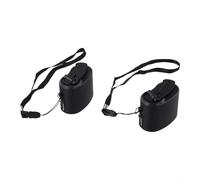 Gdfnmogo Confezione da 2 caricabatterie USB a manovella, generatore manuale portatile per alimentazione di emergenza esterna, compatibile con la maggior parte dei dispositivi USB, inclusi gli