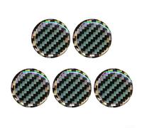 Gdfnmogo Confezione da 5 adesivi per manico della racchetta da pickleball, in morbido PVC antiurto, 30 mm x 1,35 mm, rosso/verde/nero, resistenti al sudore, per uso allenamento (argento nero)