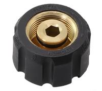 Gdfnmogo Connettore adattatore per idropulitrice in schiuma per idropulitrice, serie K, in ottone e acciaio inossidabile, raccordo rapido per lavaggio auto ad alta pressione per vaschetta in schiuma