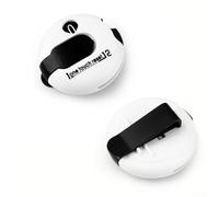 Gdfnmogo Contatore per tenere il punteggio, dispositivo portatile compatto con reset con 1 tocco, fino a 12 colpi, design in plastica leggera e resistente per Gol (bianco)