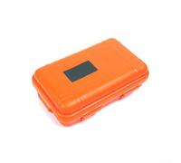 Gdfnmogo Contenitore ermetico in plastica per campeggio ed escursionismo, piccola custodia galleggiante antiurto con rivestimento interno in PE da 3 mm per proteggere (arancione)
