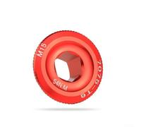 Gdfnmogo Copertura per bullone della pedivella della bicicletta - M15/18/19/20 Tappo a vite per pedivelle dell'albero cavo, copertura del bullone di fissaggio in lega di alluminio con filettatura M10