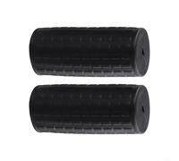 Gdfnmogo Coperture per maniglie in gomma per carriola, impugnatura antiscivolo nera, adatte per tubi rotondi da 8-42 mm, ammortizzanti, resistenti alle intemperie, per giardinaggio e edilizia (122 x