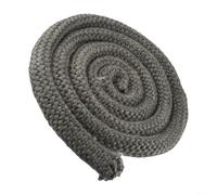 Gdfnmogo Corda di tenuta per porta stufa in fibra di vetro, diametro 25 mm, lunghezza 2 m, per stufe a legna o a pellet, camini, caldaie, forni, colore: nero