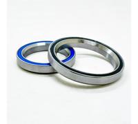 Gdfnmogo Cuscinetti per cuffie, in acciaio inox, 30,15 × 40 × 6,5 mm e 40 × 51 × 6,5 mm, per Trek Madone/Domane/Emonda, argento, vestibilità duratura