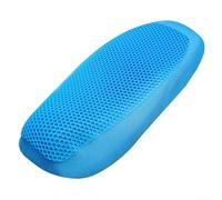 Gdfnmogo Cuscino in gel 3D per moto, impermeabile e traspirante, ideale per lunghe pedalate e pendolarismo quotidiano (blu)