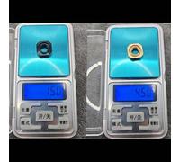 Gdfnmogo Dado quadrato da 15 mm per DAIWA TATULA per mulinello TWS 300/400 da baitcasting, in lega di alluminio anodizzato nero, parte di riparazione per mulinello da pesca, leggero, 1,5 g