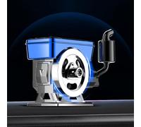 Gdfnmogo Diffusore di deodorante per auto, purificatore d'aria ad energia solare con rotazione automatica, struttura in ABS e silicone, per garantire l'ambiente dell'auto (PROFOUND)