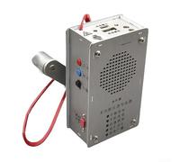 Gdfnmogo Dinamo portatile a manovella per telefoni cellulari, generatore di corrente per avventure all'aperto, viaggi in campeggio e ricarica a manovella illuminata (versione a batteria)