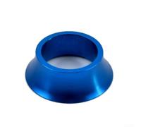 Gdfnmogo Distanziale per sterzo conico da 15 mm, per forcella da 28,6 mm, blocco riser in alluminio per manubrio bicicletta, rosso, blu, nero, oro (blu)