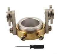 Gdfnmogo Distanziale ruota guida per taglio al plasma per taglio a ossigeno PT31 40A, altezza regolabile 22-45 mm, rullo in acciaio ottonato con cacciavite, argento/giallo