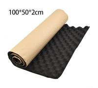 Gdfnmogo Efficace cuscinetto fonoassorbente per auto, 2 cm di spessore, schiuma acustica per una migliore esperienza di guida