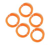 Gdfnmogo EGO 56V Trimmer Line 5-Pack 0.2420P Pre-Cut Twisted Nylon Cord 4,6 m Ogni rotolo AL2420P Compatibile con trimmer da 15 pollici e accessori per esterni durevoli