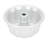 Gdfnmogo FeatuFor - Vassoio per tortiera ad anello con design scanalato e senza rivestimento, anello con fondo rimovibile per un facile rilascio e pulizia della torta, per cuocere Kugelhopf (piccolo)