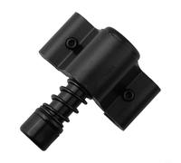 Gdfnmogo Fermaporta in alluminio, regolabile, accessorio hardware per porte scorrevoli, per una facile installazione senza foratura, nero