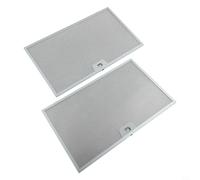 Gdfnmogo Filtri in rete metallica per cappa aspirante 506 x 300 x 9 mm, filtro antigrasso a 5 strati in alluminio, colore argento, confezione da 2 per la ventilazione della cucina