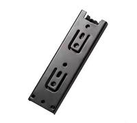 Gdfnmogo Guide di scorrimento corte per cassetti, 45 mm di larghezza, tripla sezione, con cuscinetti a sfera, montaggio laterale, per cucina, camera da letto, ufficio, armadi da 150 mm, disponibili da