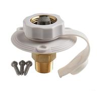 Gdfnmogo Ingresso dell'acqua della città di RV con la valvola di ritegno ed il connettore della flangia, offrendo la costruzione per resistere all'usura all'aperto e mantenere l'acqua