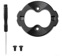 Gdfnmogo Inserto adattatore per supporto computer da bici, per Garmin Edge 540 840 1050, staffa di base fissa in lega di alluminio con viti e cacciavite, nero leggero (840/540)