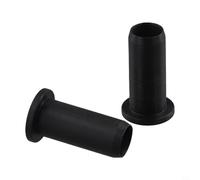 Gdfnmogo Inserto per boccola in nylon per protezione del remo, supporto per attrezzatura per barche, confezione da 4, nero, 1 su 2 boccole di conversione con Thre (8 pezzi)