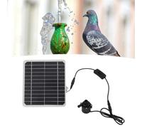 Gdfnmogo Kit acqua solare da 30 W con controllo del flusso regolabile e uscita 800 l/h per irrigazione giardino, circolazione stagno e uso off-grid - DC 12V monocristallo