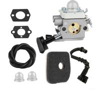 Gdfnmogo Kit carburatore soffiatore per soffiatori BG56C/BG56/SH56, compatibile con Zama C1M-S260B 4241-120-0632 4241-120-0622, struttura in acciaio resistente con Stub Spark