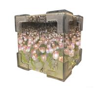 Gdfnmogo Kit di luci notturne fai da te, lampada LED a forma di lampada per bambini, progetti creativi con materiali plastici, decorazione per casa e giardino per camera da letto e soggiorno (rosa)