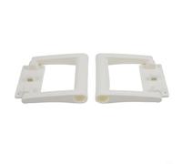 Gdfnmogo Kit di maniglie di ricambio in plastica bianca per refrigeratori Igloo 25-72 QT, confezione da 4 con viti e cerniere in acciaio inossidabile, compatibili con il montaggio standard del