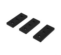 Gdfnmogo Kit di modifica della girante dello spazzaneve in acciaio inossidabile, pagaie in gomma SBR da 1/4 di pollice e fasce metalliche con bulloni, dadi di bloccaggio e viti, compatibile con (B)