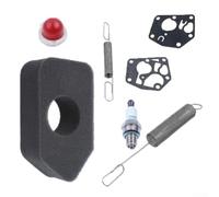 Gdfnmogo Kit di molle e filtro dell'aria per tosaerba con guarnizioni carburatore e lampadina primer, compatibile con Briggs & Stratton Classic, Sprint, 450, 500, 550