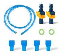 Gdfnmogo Kit di ricambio per ugello valvola di morso, 4 pezzi, con connettori dritti e angolati per sacca di idratazione, bocchini in silicone con Leak-P (B)