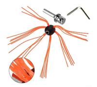 Gdfnmogo Kit di spazzole flessibili per spazzacamino con testa in nylon per la pulizia di camini e stufe, strumento per la rimozione di fuliggine e detriti (set da cinque pezzi)
