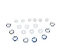 Gdfnmogo Kit per la pulizia dei cuscinetti ruota per Polaris 280 e 180 - Include 8 cuscinetti per mozzo ruota C60, 6 viti e 6 rondelle, struttura in ABS, strumento