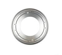 Gdfnmogo Lazy Susan - Giradischi per tavolo da pranzo da cucina, piastra girevole con cuscinetto rotante da 35 cm, in acciaio zincato, base rotante liscia per servire cibo (30,5 cm)