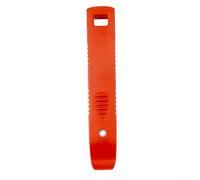 Gdfnmogo Leve per pneumatici per bici, in plastica autolubrificante, presa sicura con scanalature per dentatura del pollice (rosso)