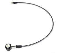 Gdfnmogo Manometro per immersioni subacquee con tubo in tessuto in fibra di carbonio, filettatura 7/16-20UNF, quadrante luminoso per cilindri ad alta pressione da 300 bar, girevole a 360° (80 cm)