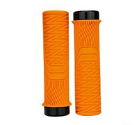 Gdfnmogo Manopole per manubrio di mountain bike Lock-on Plus per avere un materiale migliorato Road 22. Bici fuoristrada antiscivolo texture morbida 2 mm ciclismo Bold for Composite(arancione)