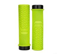 Gdfnmogo Manopole per manubrio di mountain bike Lock-on Plus per avere un materiale migliorato Road 22. Bici fuoristrada antiscivolo texture morbida 2 mm ciclismo Bold for Composite(verde)