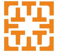 Gdfnmogo Marcatori per tiro al limite del campo sportivo, per pickleball e campi da tennis, set di marcatura a lunga durata con 8 a forma di T e 4 sili a forma di L (arancione)