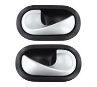 Gdfnmogo Master Car 20102020 - Maniglia cromata per interni adatta per Berlingo, compatibile con Megane Ii, compatibile con porta Mk3 Clio OEM 8200174075, argento ABS, confezione da 2