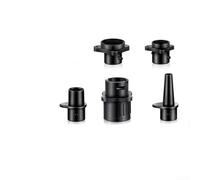 Gdfnmogo Materasso ad aria, compatibile con connettori standard per valvole della barca, pagaia in plastica per pompe gonfiabili ad aria, diametro 30 mm, adattatore ugello (nero)