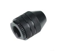 Gdfnmogo Mini mandrino multi trapano senza chiave, 0,3-3,4 mm, adattatore per punte a cambio rapido per utensili rotanti M7 x 0,75 M8 x 0,75 mm, in acciaio al carbonio, finitura in ossido nero, alto