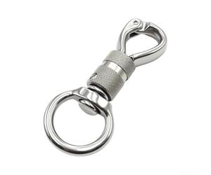 Gdfnmogo Moschettone Girevole Acciaio 113mm Antiruggine Moschettone Girevole