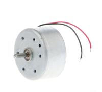 Gdfnmogo Motore DC modello 300, design a bassa inerzia, gamma 2-6V, varistore a disco integrato per riduzione del rumore EMC, rotazione in senso orario, applicazioni di pannelli solari