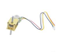 Gdfnmogo Motore passo-passo a velocità ridotta, DC 5 V, a quattro fili, con cambio in metallo per movimenti precisi in robot e mobili in miniatura, rapporti di trasmissione da 21:1 a 1030:1 (42:1)