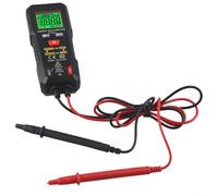 Gdfnmogo Multimetro digitale HT93 palmare con rilevamento NCV, gamma automatica True RMS, 2000 conteggi, tester di tensione per AC/DC, resistenza, continuità, conservazione dati, retroilluminazione