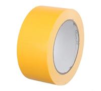 Gdfnmogo Nastro adesivo per campo da pickleball, 20 m x 45 mm, impermeabile, per tennis, badminton, basket, segnalibro temporaneo, in polietilene arancione/giallo, e G (giallo)